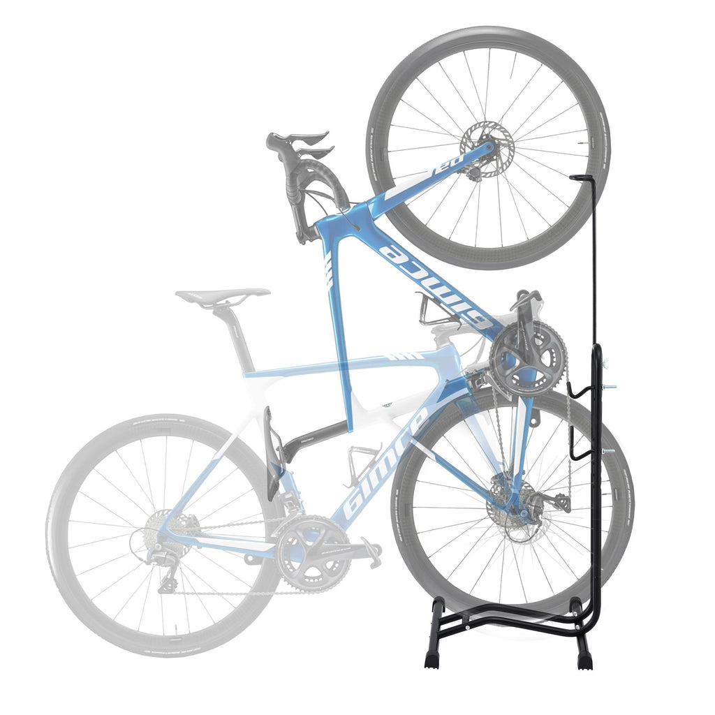 Weisshorn 4-in-1 Bike Parking Stand Vertical Floor Storage Rack for 24"-27.5" Bicycles