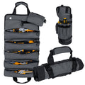 Roll-Up Tool Bag – 900D Oxford – 5 Compartments + 2 Detachable Pouches