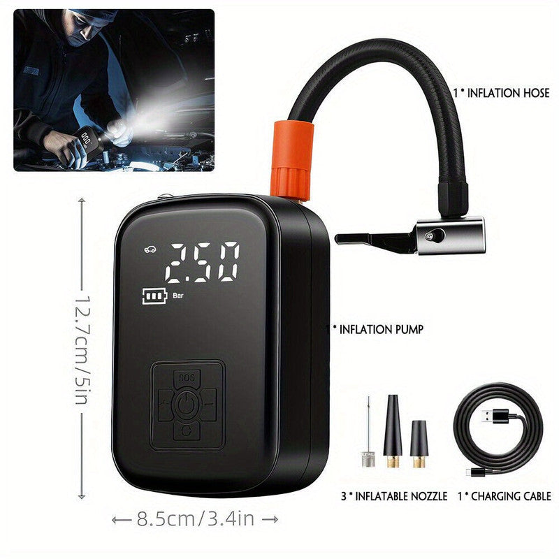 150PSI Portable Cordless Air Compressor Tyre Inflator