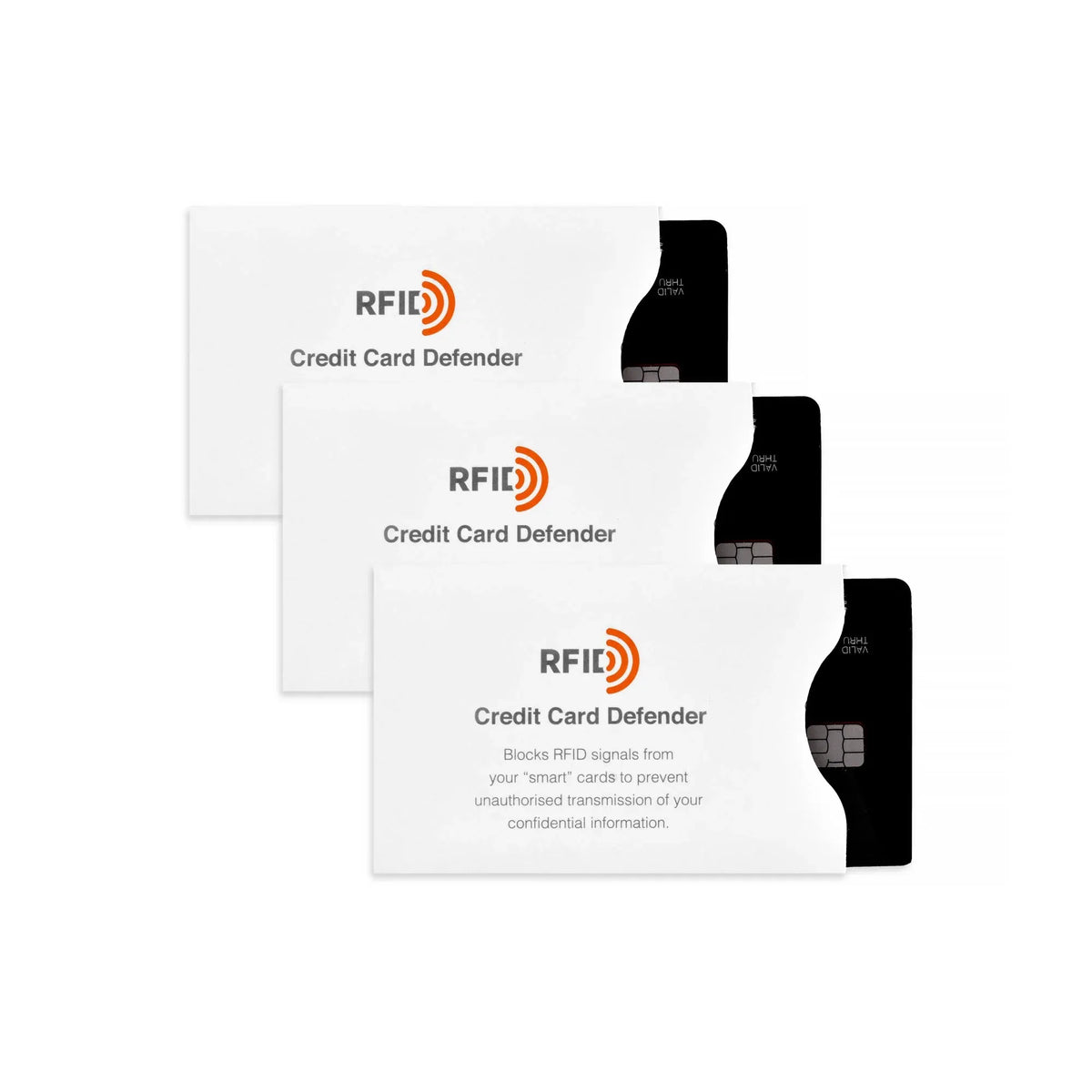 3 Piece RFID Card Sleeve