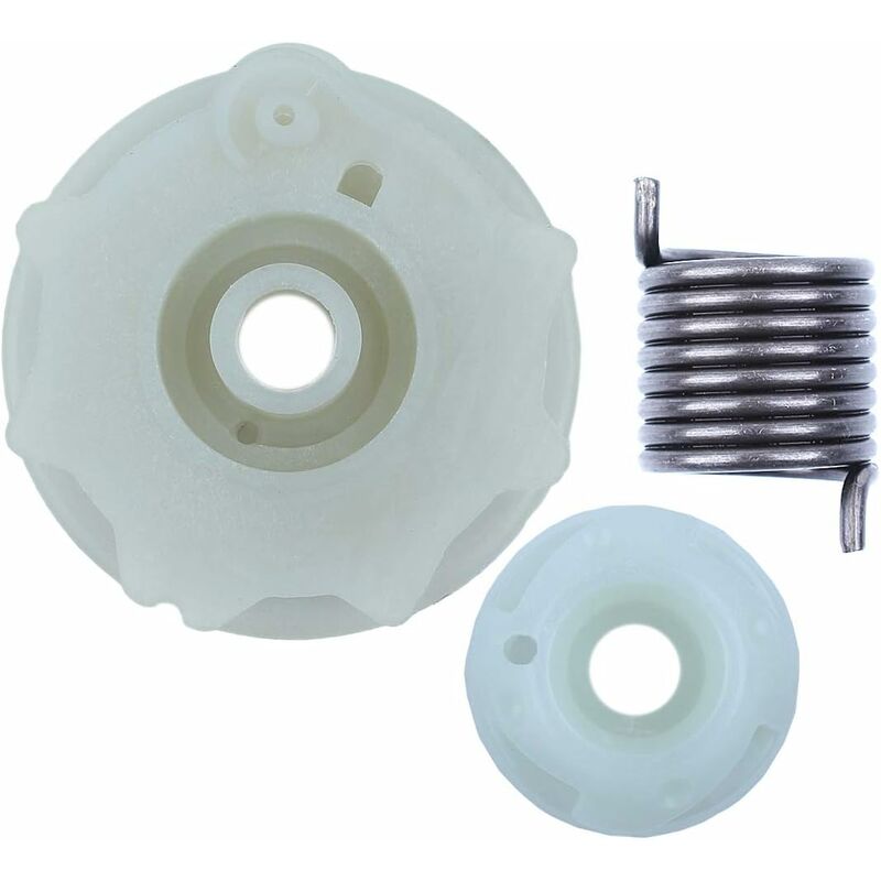 Recoil Starter Pulley & Spring Kit – Husqvarna 137/142/235/236/240 – Replaces 530021180 / 530059677 / 530071966