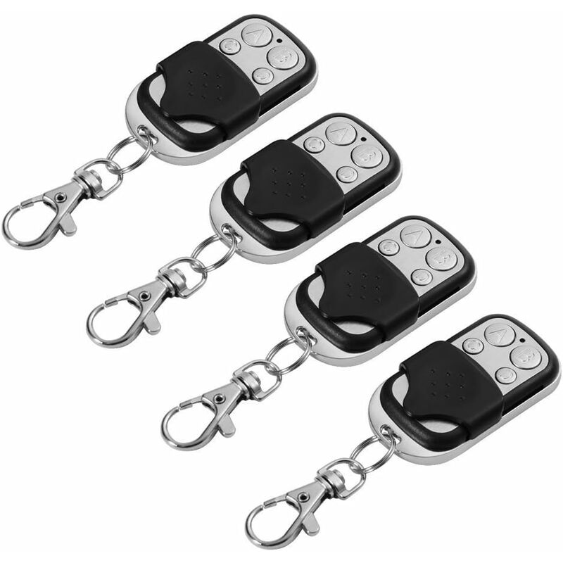 4 Piece Set Universal Remote Controls For Automatic Doors Frequency 433.92 Mhz Fixed Code