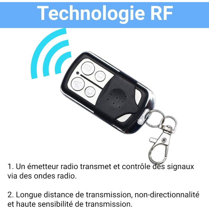433.92 Mhz Gate Remote Control Universal Gate Remote Control Garage Door Remote Control 4 Channel Fixed Code