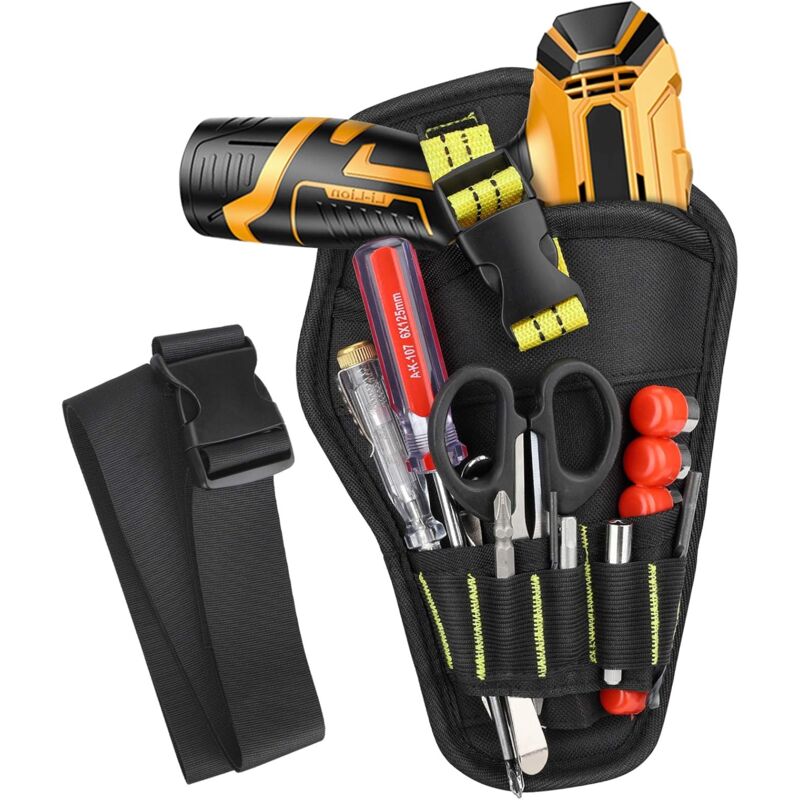 Tool Belt & Drill Holster – Adjustable 1.5m Belt – Oxford Fabric