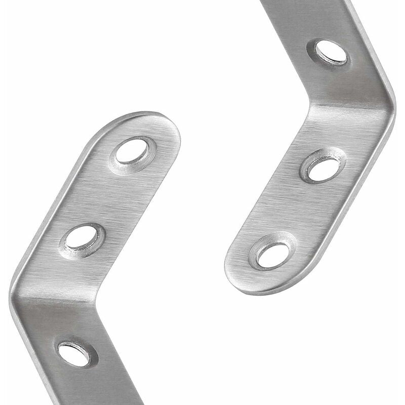 13 Piece Stainless Steel Corner Brace 40X40Mm, Corner Braces For Fixing And Repairing Furniture, Reinforcing Joints