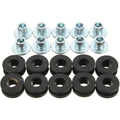 10 Piece Motorcycle Rubber Grommet Bolt For Honda/Yamaha/Suzuki/Kawasaki Fairings