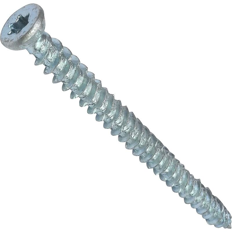 Pack Of 100 Direct Anchor Screws For Concrete Ø7.5X62Mm Countersunk Head Conical – With Star Recess T30 – Direct