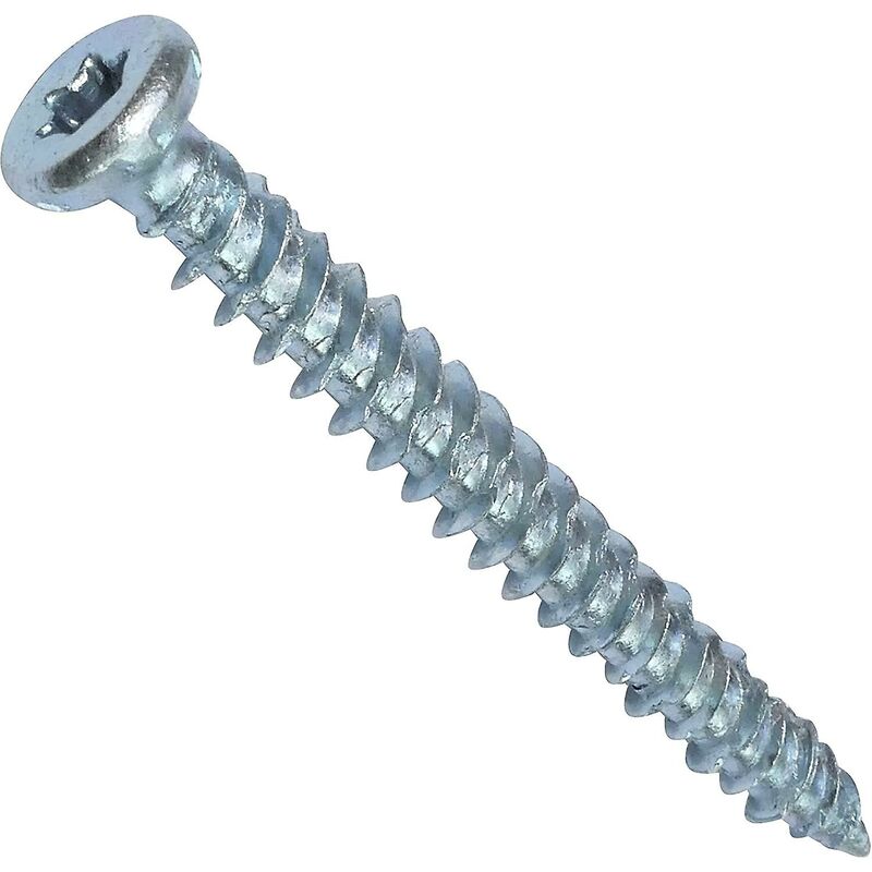 Pack Of 100 Direct Anchor Screws For Concrete Ø7.5X62Mm Countersunk Head Conical – With Star Recess T30 – Direct