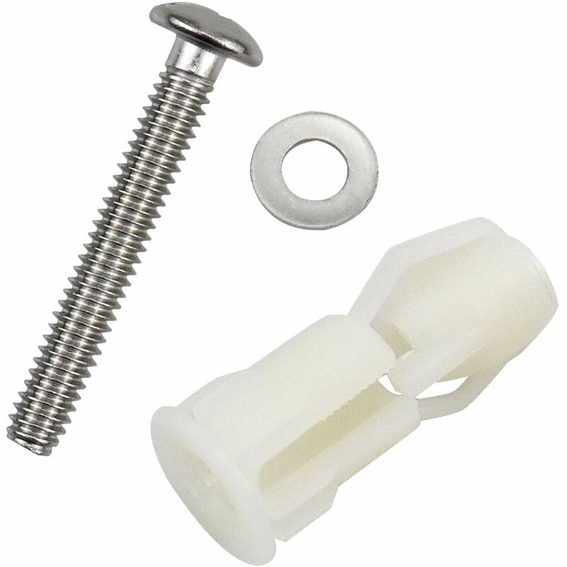 2 Piece Toilet Lid Expansion Screw Toilet Seat Fixing Screw Toilet Seat Fixing Set Toilet Lid Replacement Parts