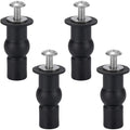 Toilet Seat Fixing Toilet Seat Hinge Toilet Seat Fixing Screws For General Toilet Seats 4 Piece Black