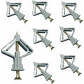 150 Pieces Plasterboard Anchors, Plasterboard Anchors With Screws, Plasterboard Wall Fixings, Hollow Wall Fixings, For