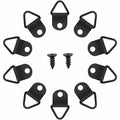 50 Piece Picture Hooks Picture Frame Hanger No Drilling Metal D Rings Frame Mounting For Picture Frame Mirror Fixing