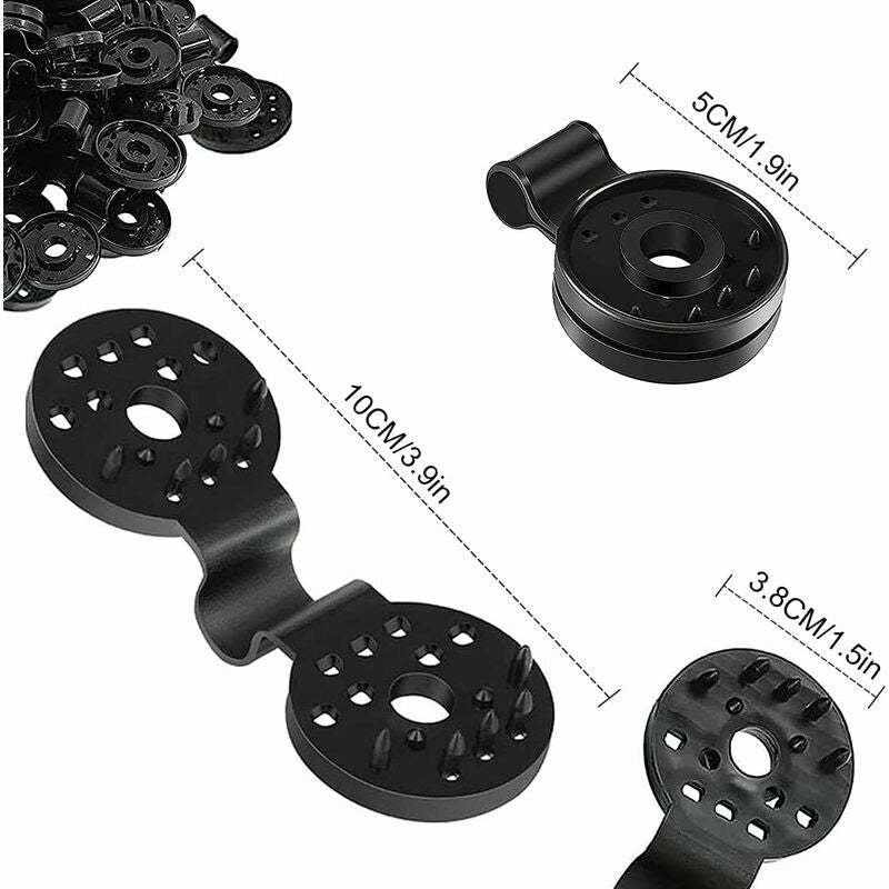 50 Piece Practical Heavy Duty Fixing Clip For Privacy Screen Fabric Sunshade In Greenhouse
