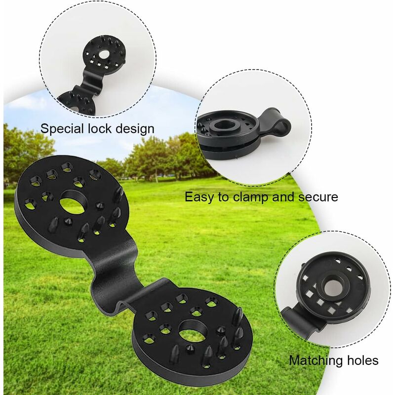 50 Piece Practical Heavy Duty Fixing Clip For Privacy Screen Fabric Sunshade In Greenhouse