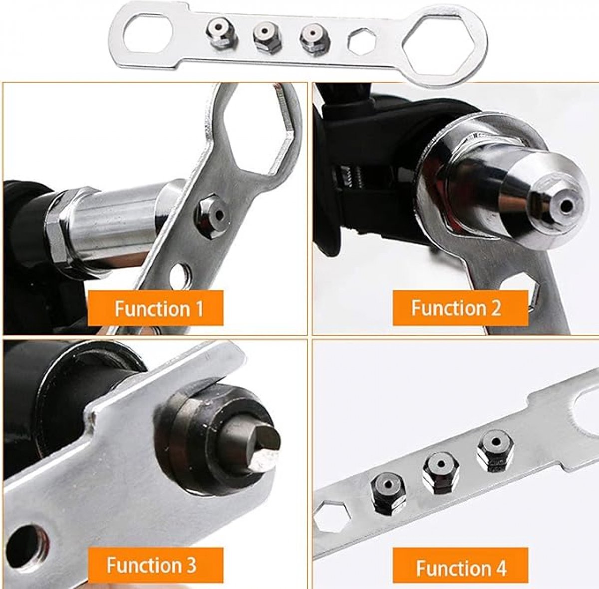 Pop rivet pliers – Cordless drill – Blind rivet pliers – for cordless drill – Pop rivet pliers set – Rivet pliers