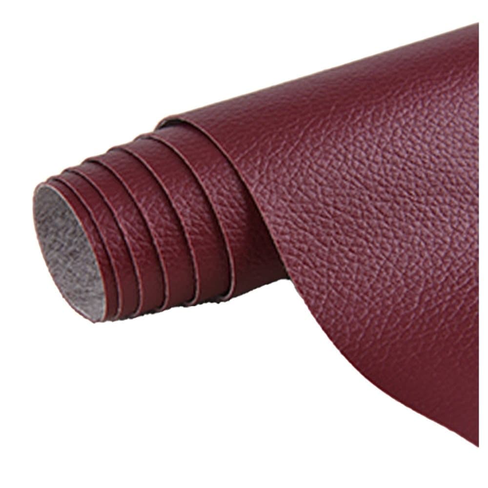 50 cm x 137 cm Self-adhesive Repair Patch for Leather Furniture, Red, for Artificial Leather Fix Dekor