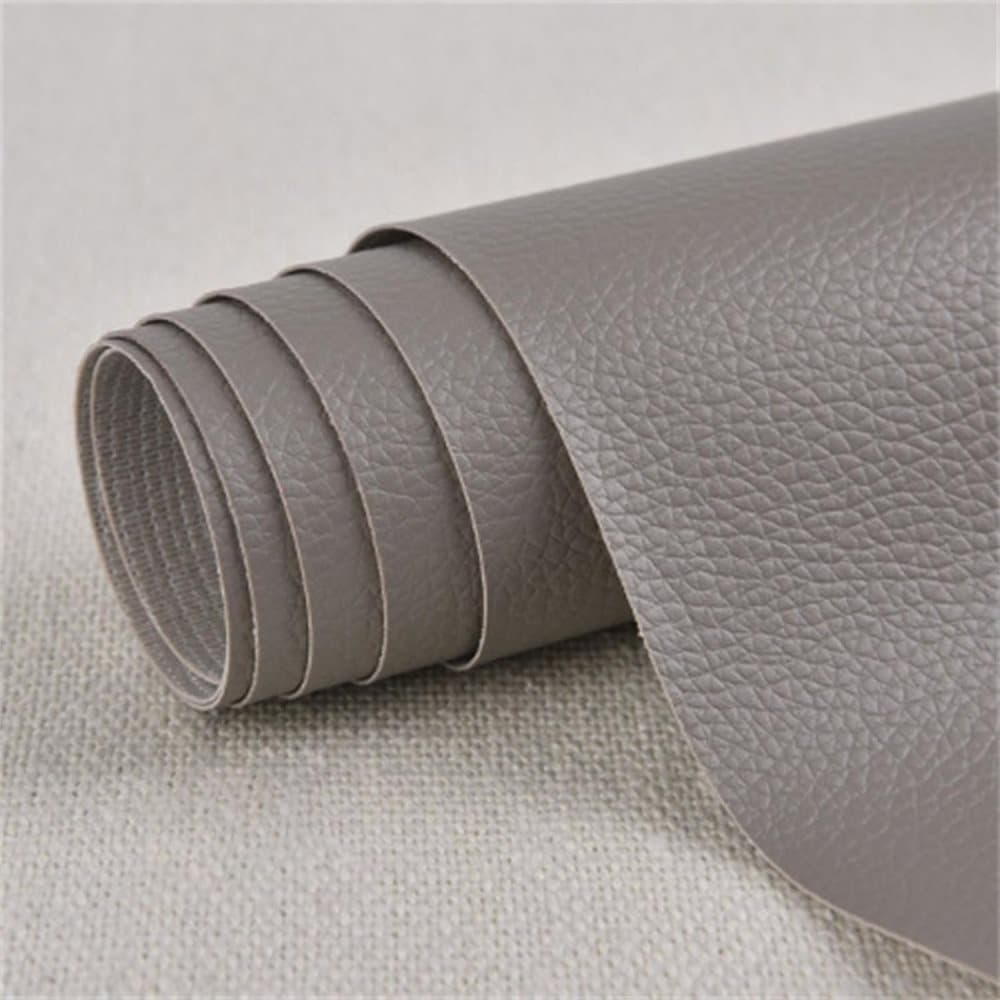 50 cm x 137 cm Self-adhesive Repair Patch for Leather Furniture, Gray, for Artificial Leather Fix Dekor