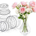 2 Piece Spiral Ikebana Stem Holder, Flower Arrangement Holder Ring Reusable Floral Bouquet Twister Round Flow – Ref 004