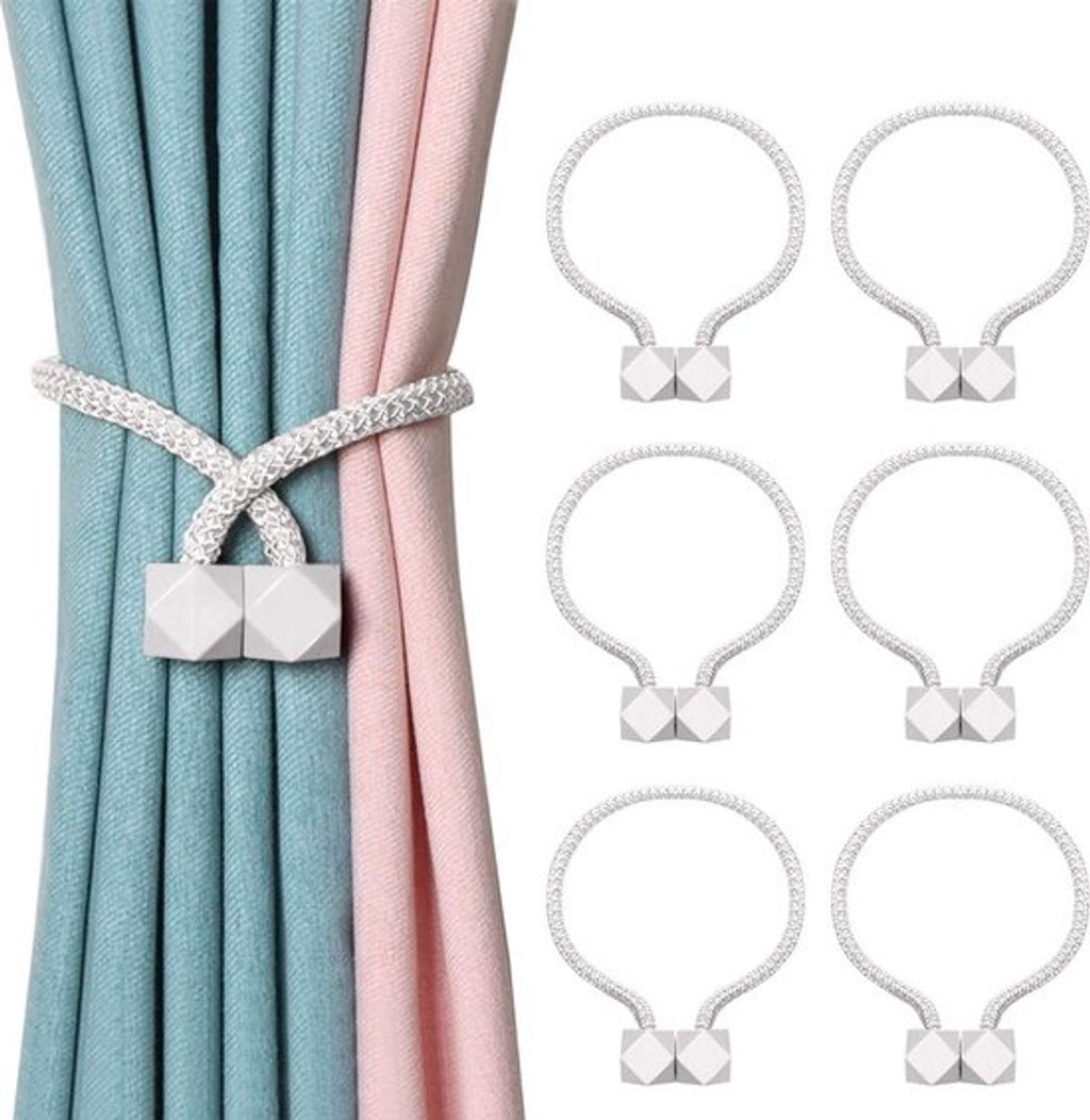 Luxury Curtain Holder – 6 Pieces – Curtain Hook – Magnetic Curtain Cord – Magnetic Curtain Holders – Curtain Tie