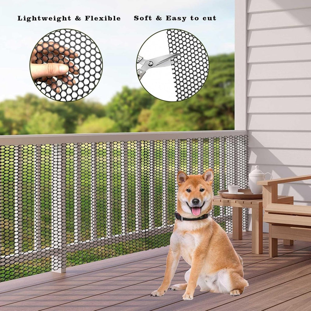 Plastic Fencing Net – 40 cm * 3 m – Chicken Wire – Cat Net – Dog Fencing – Bird Net – Pet Trap Net – Garden Mesh