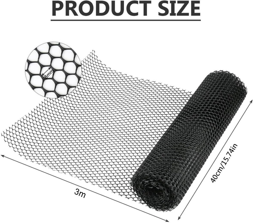 Plastic Fencing Net – 40 cm * 3 m – Chicken Wire – Cat Net – Dog Fencing – Bird Net – Pet Trap Net – Garden Mesh