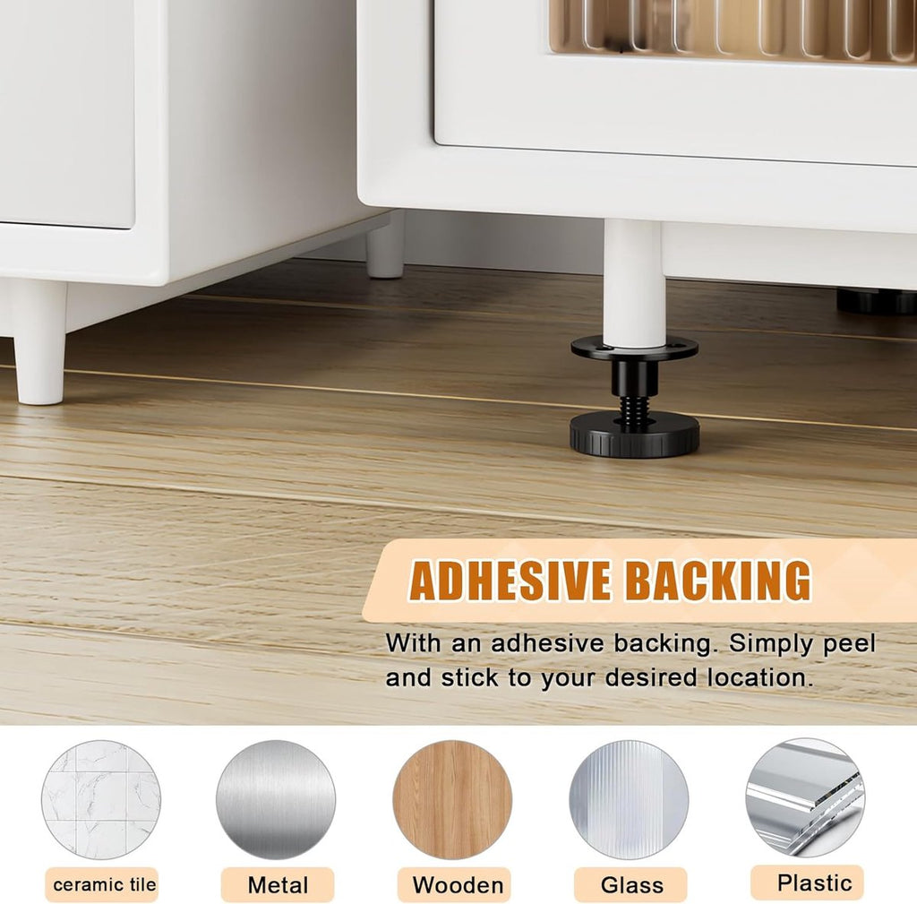 4 pieces – Headboard stoppers – Furniture legs – Bedside fixer – Headboard fixings – Adjustable – 27-40 mm – sofa