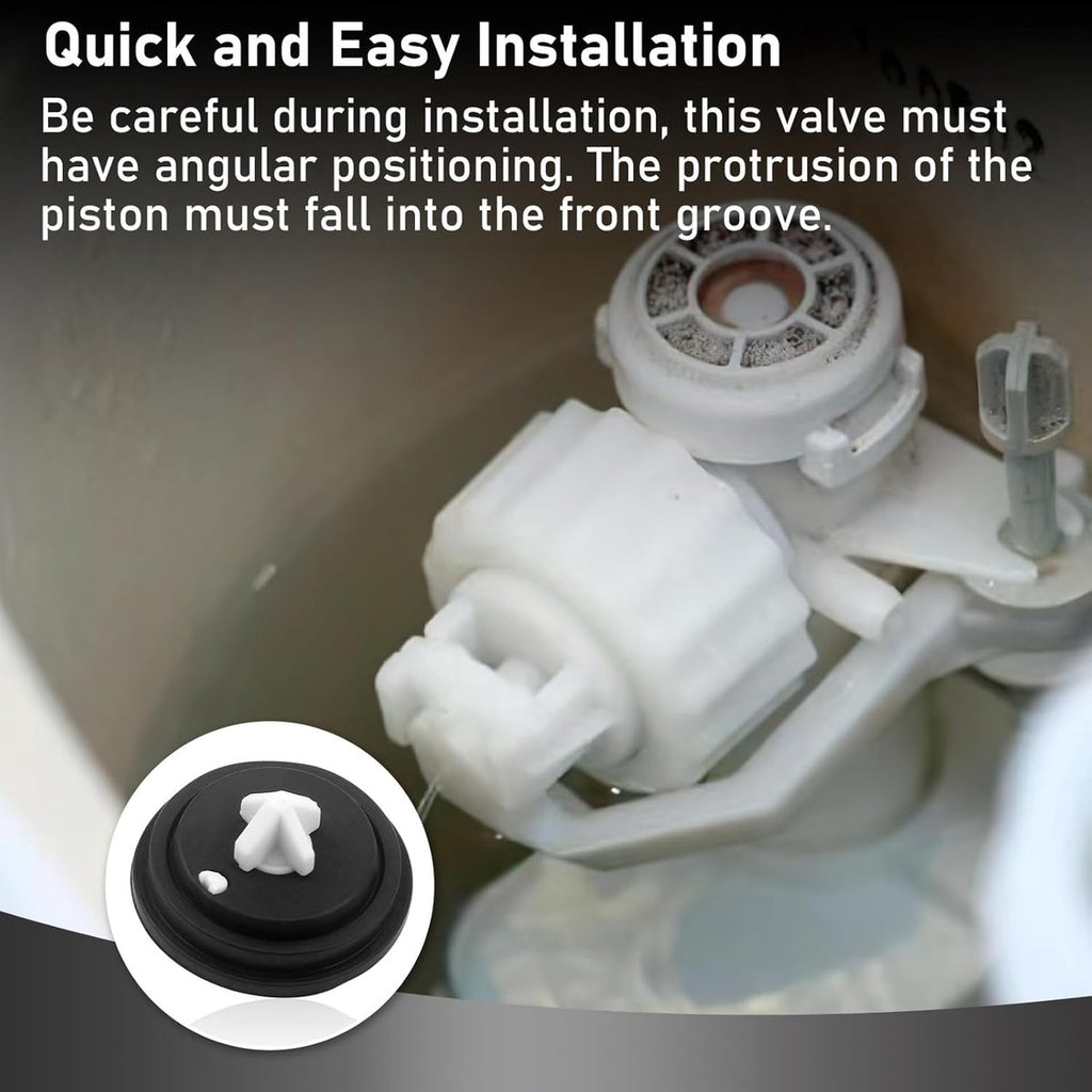 3 pieces – Toilet cistern drain valve – Flush tank inlet diaphragm – inlet diaphragms for toilet cistern – valve