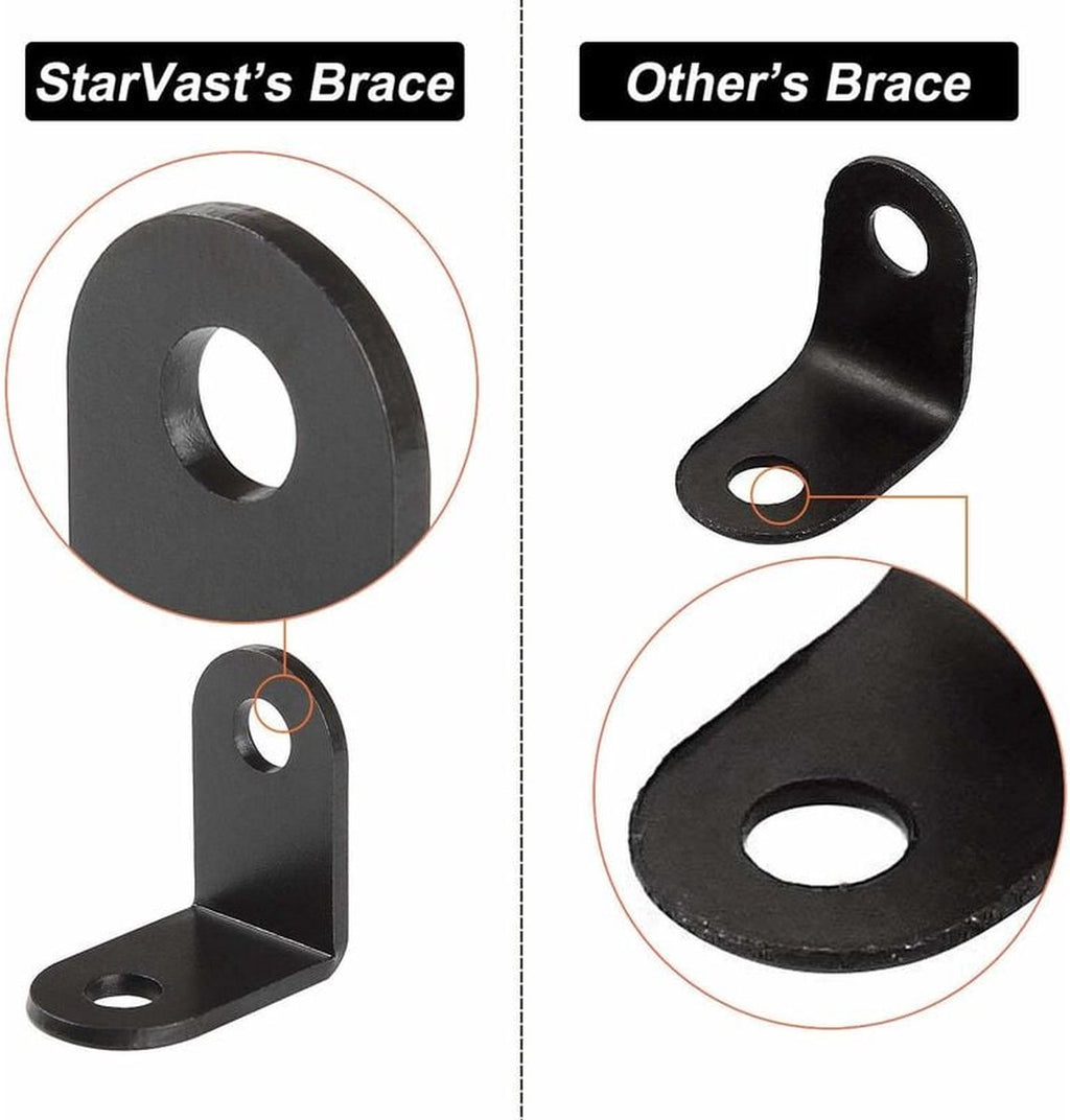 20 pieces – Corner connections – corner anchor – corner connectors – fixed bracket – corner bracket – 26x26 MM – iron