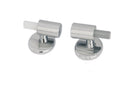 1 Set – Toilet Seat Hinge – Replacement Hinges – Slow-Release Hinge – Toilet Seat Hinges – Toilet Seat Fixing Kit