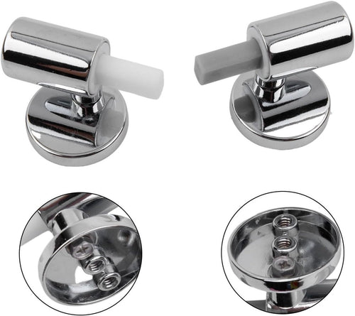 1 Set – Toilet Seat Hinge – Replacement Hinges – Slow-Release Hinge – Toilet Seat Hinges – Toilet Seat Fixing Kit