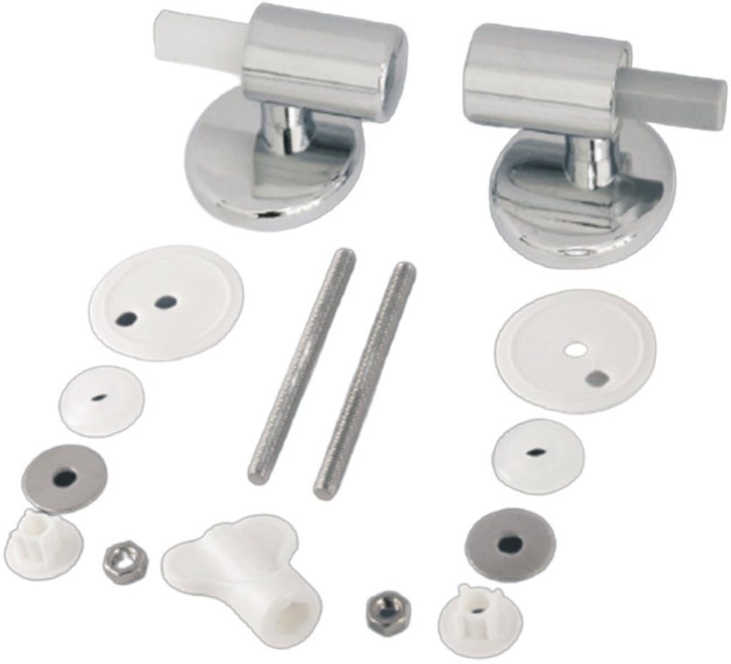 1 Set – Toilet Seat Hinge – Replacement Hinges – Slow-Release Hinge – Toilet Seat Hinges – Toilet Seat Fixing Kit