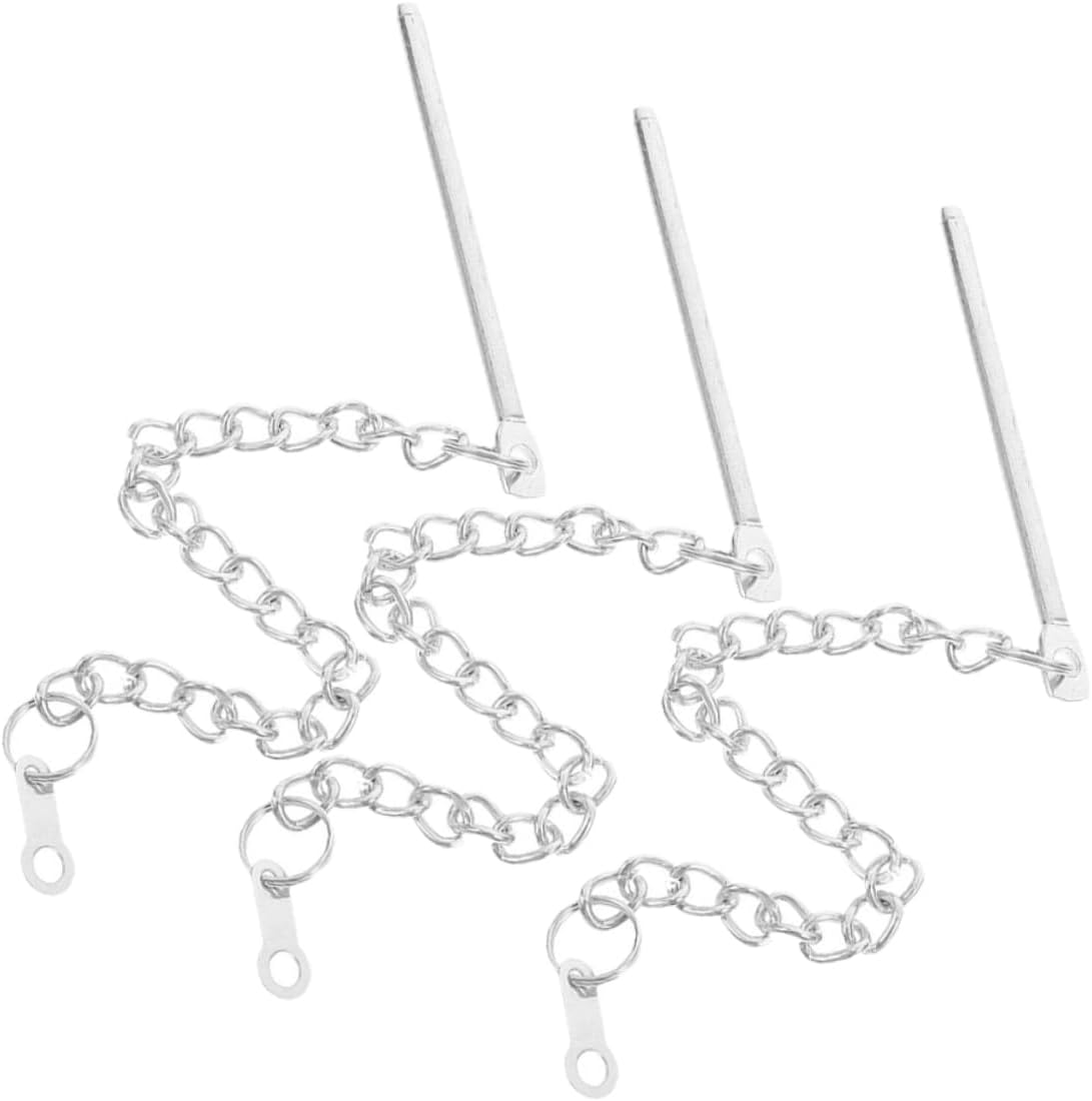 3 Piece Reliable Steel Fixing Accessories for Garden Patio Parasols Compatibility for Support