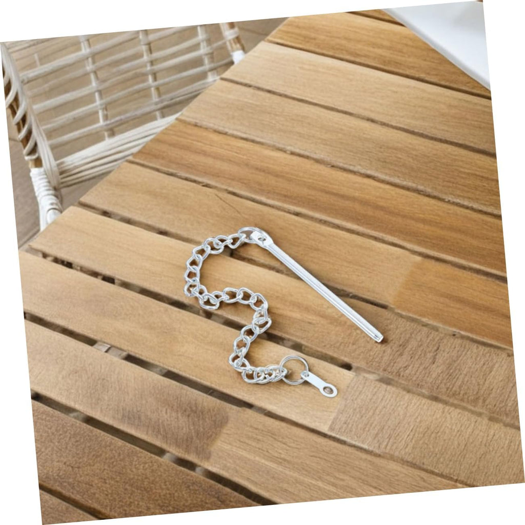 3 Piece Reliable Steel Fixing Accessories for Garden Patio Parasols Compatibility for Support