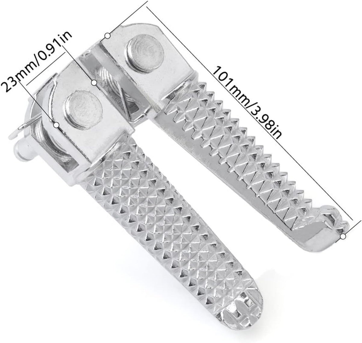 Front Footrest Foot Peg Pedal for Yamaha YZF R25 R3 MT25 MT03 2014-2023 Motorcycle Bracket (Colour : Left