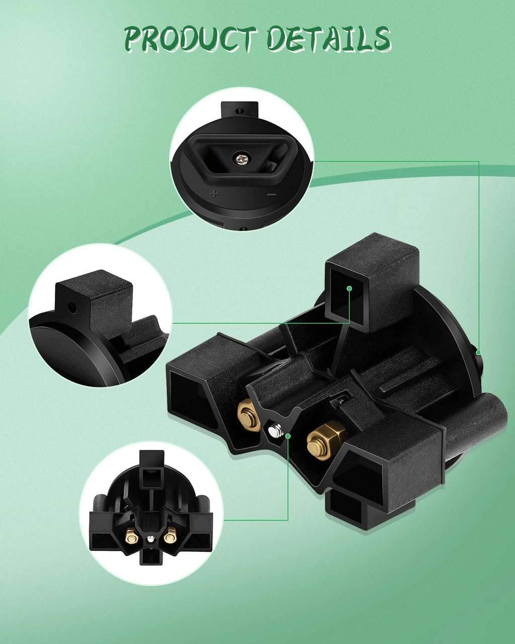 Universal 36V Golf Cart Charger Plug Receptacle for EZGO, for Club Car, for Yamaha, for Taylor Dun