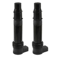 2 Piece Ignition Coil 129700-4580 For KAWASAKI ER6N EX650 Versys 650 Ninja 650R ZR1000 Z10 05-14