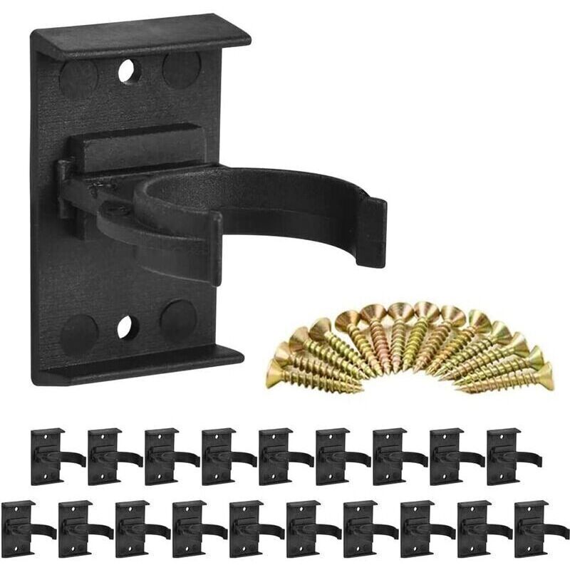 Furniture Foot Fixing Clamp, 20 Piece 28mm to 32mm Screwable Plinth Clamp with 40 Screws for Kitchen Kick Plate