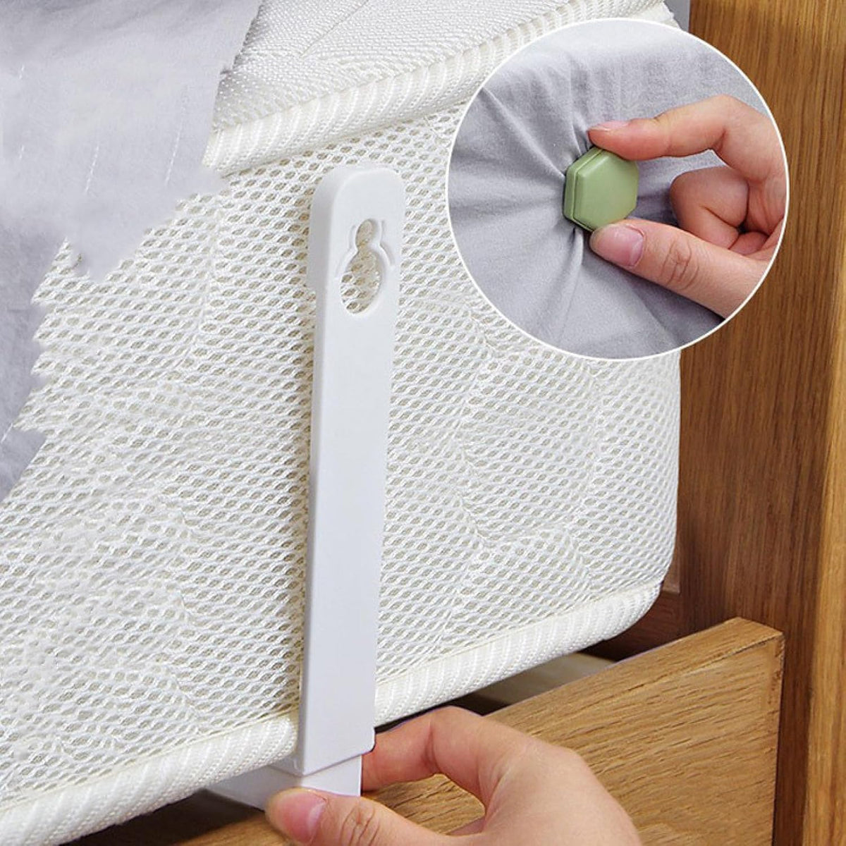 4 Piece of Bed Sheet Anti-Slip Buckle, Bed Sheet Retainer, Mattress Bed Sheet Angle Fixer