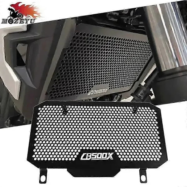 Honda CB500X / CB500F CNC Aluminium Radiator Guard – Black