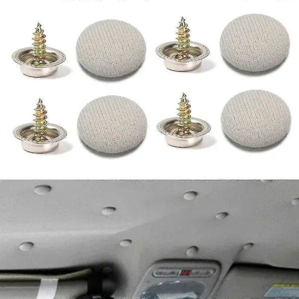 Durable Replacement Car Headlining Buckles Fastener Clips Auto Fixing Repair Buttons, Made of Steel