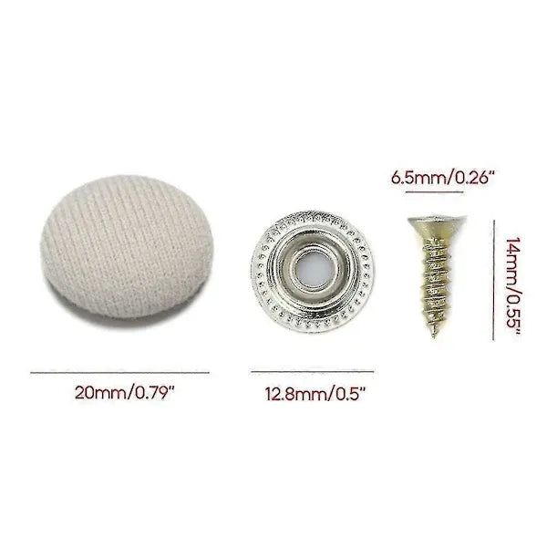 Durable Replacement Car Headlining Buckles Fastener Clips Auto Fixing Repair Buttons, Made of Steel