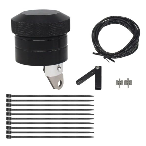Chain Lubricator Oiler Lubrication System for Suzuki-Kawasaki bike Universal Black【pl】, Made of Aluminium