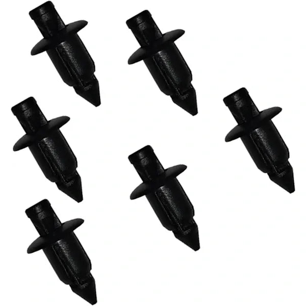 Plastic rivets, Vehicle mounting clips, 50 Piece Body for Yamaha/Suzuki/Kawasaki/Forza, Plastic fairing 6 mm hole