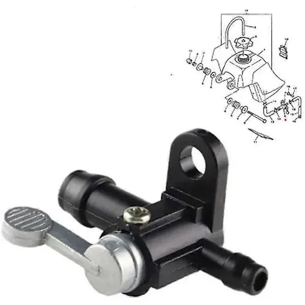 Fuel Tap Fits Yamaha Pw 50 Piwi 50cc Peewee Fuel Gas Tank Switch Fits Yamaha Pw50 Peewee Piwi 50 Dirt Bike
