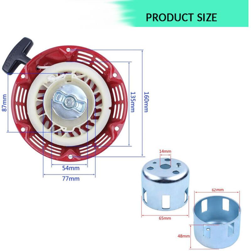 Honda GX120 / GX140 / GX160 / GX200 Recoil Starter & Cup