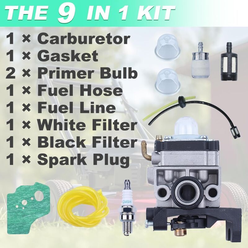Honda GX25 / GX35 Carburettor Service Kit – 9 Piece