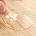 10 Piece Double-Sided Adhesive Stickers, Round Clear, Waterproof Silicone Fixing Adhesives, Suction Cup Auxiliary