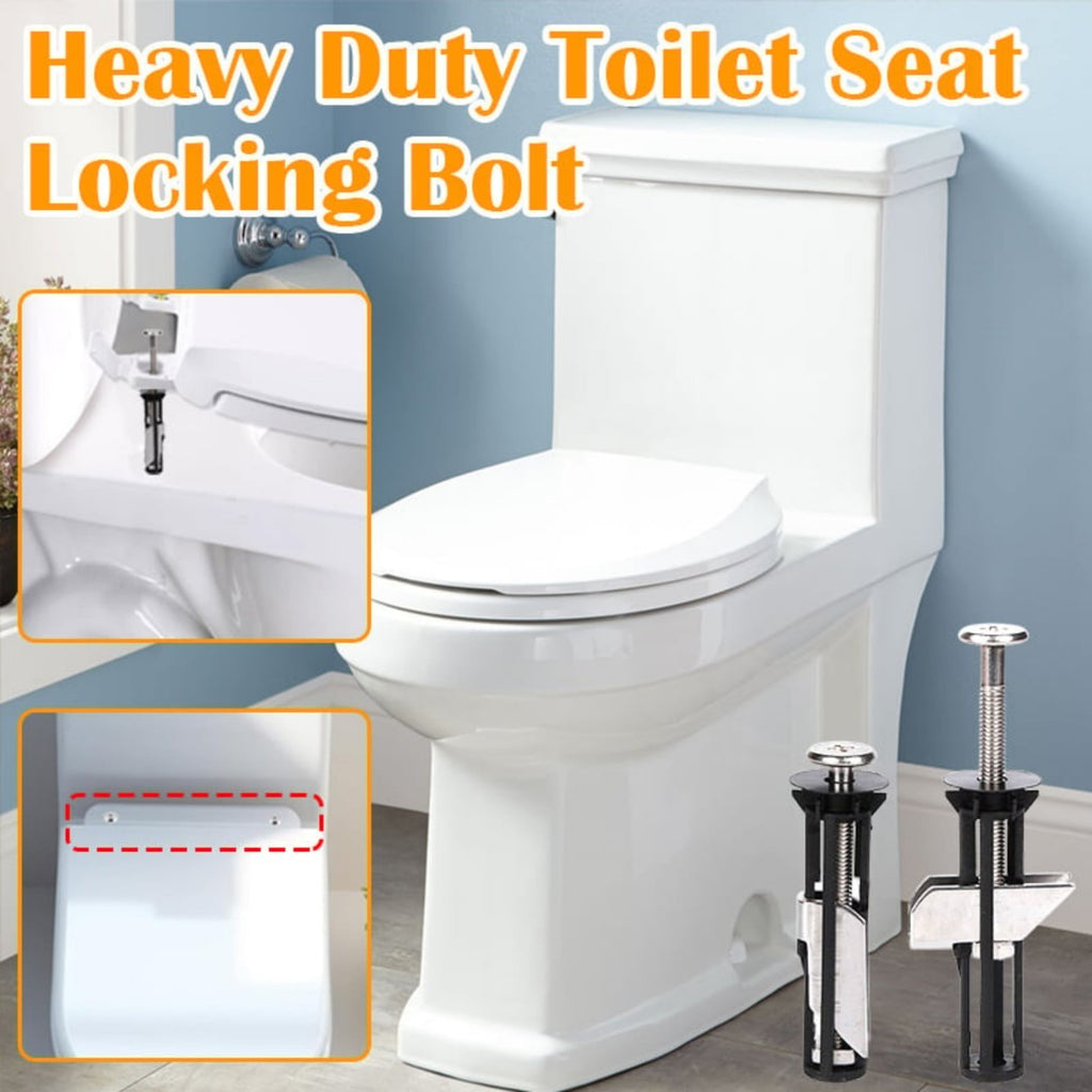 Toilet Lid Fixing Screw Locking (Including 18, 28Mm Gasket) 1, Toilet Seat Kit Screws Quick Release Easy To Install