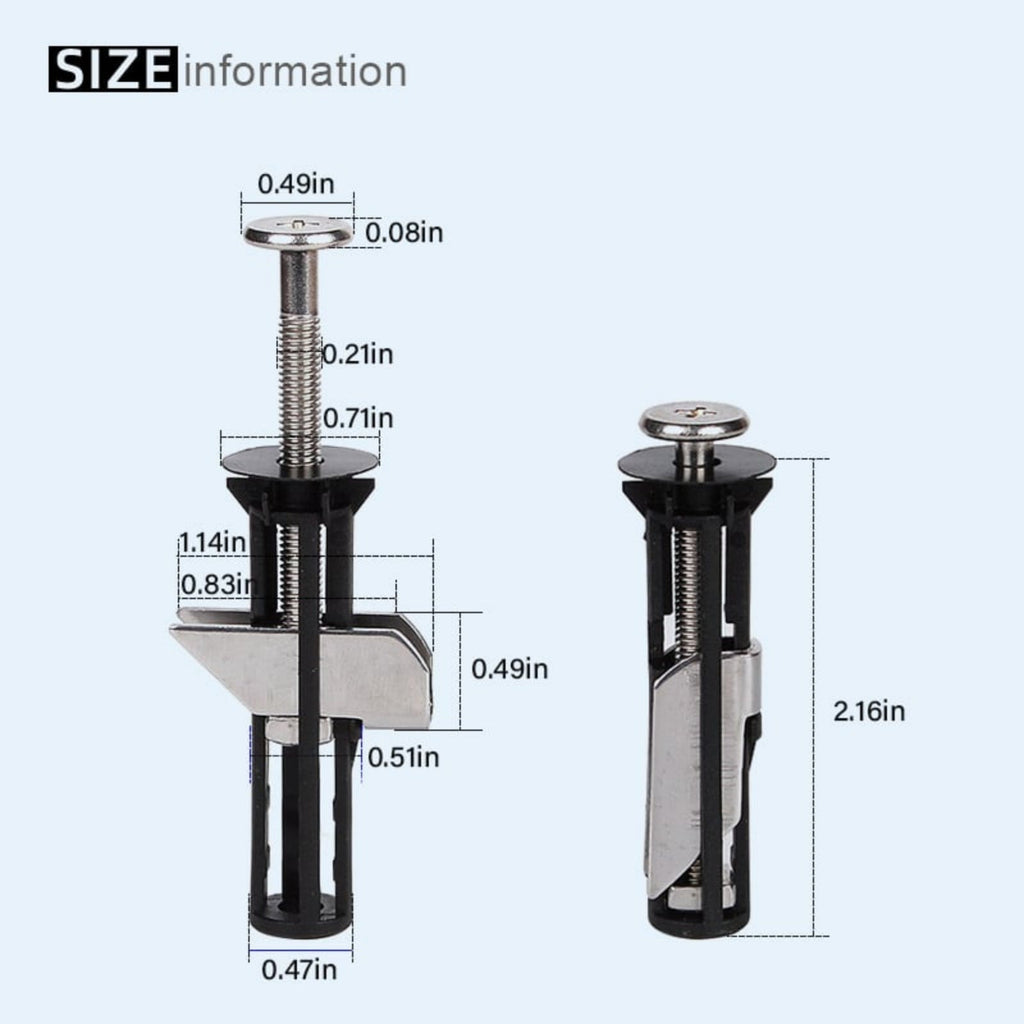 Toilet Lid Fixing Screw Locking (Including 18, 28Mm Gasket) 1, Toilet Seat Kit Screws Quick Release Easy To Install
