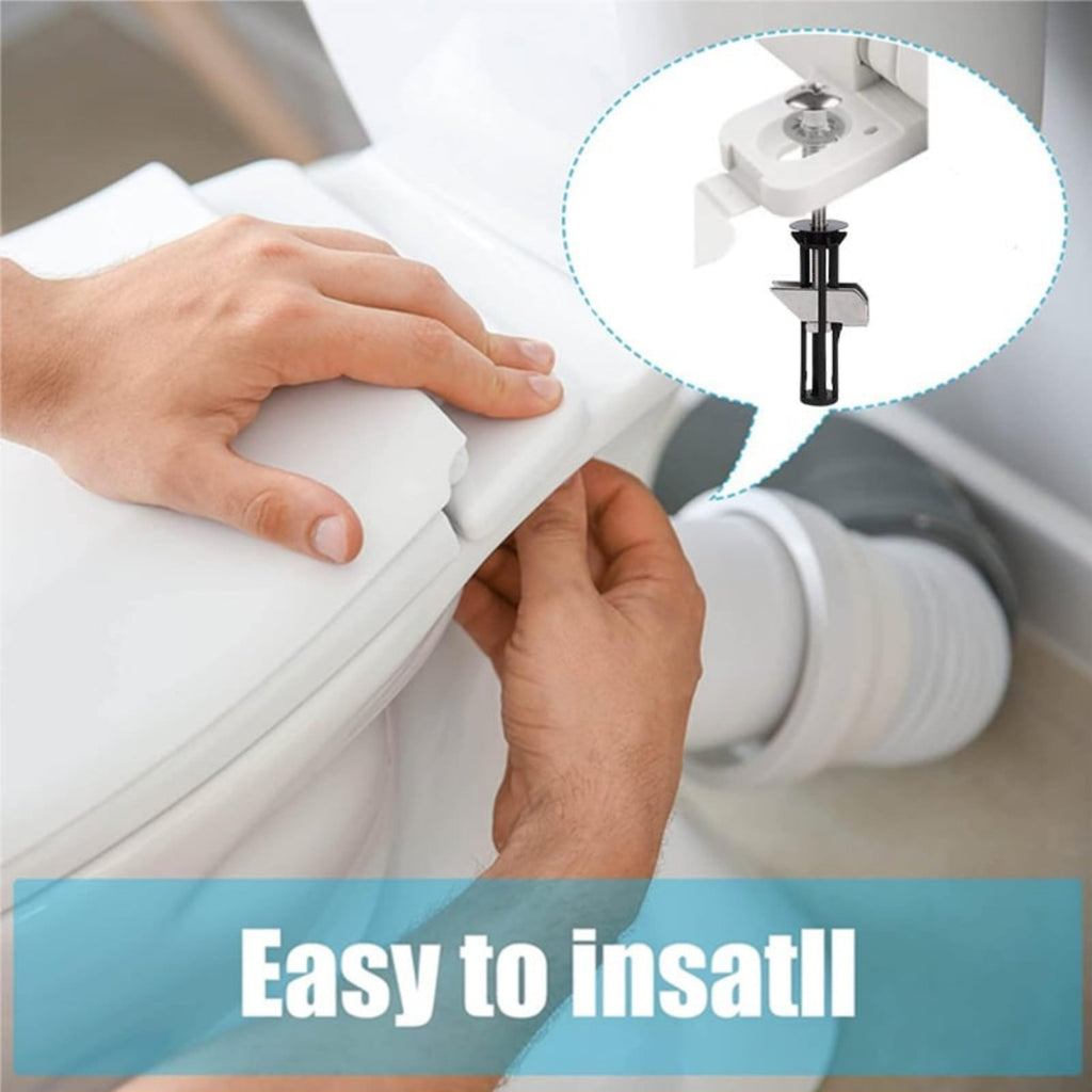 Toilet Lid Fixing Screw Locking (Including 18, 28Mm Gasket) 1, Toilet Seat Kit Screws Quick Release Easy To Install